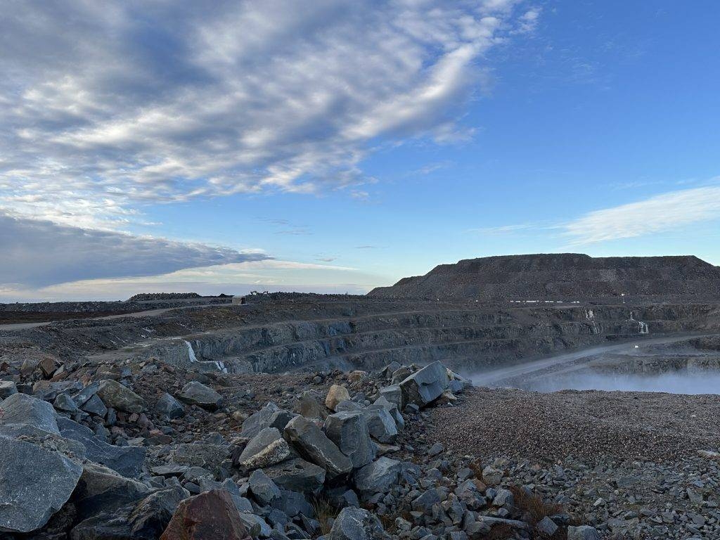 Sable pit rock pile extension